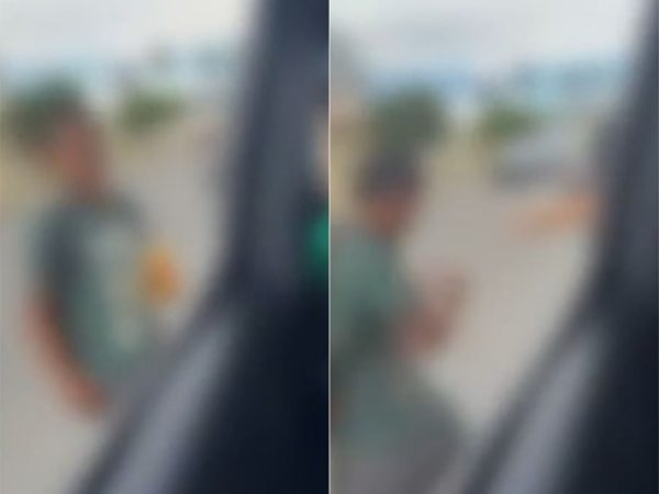 Adolescentes fizeram ofensas a menino que vendia paçocas no sinal em Mossoró — Foto: Reprodução
