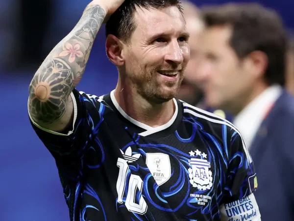 Lionel Messi, da Argentina, comemora após a partida
15 de julho de 2026 IMAGN IMAGES via Reuters/Brett Davis