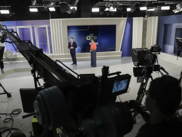 Brasília (DF) 30/01/2025 - Bastidores da TV Brasil durante gravação do programa, Repórter Brasil.
TV Brasil é uma das 5 maiores audiências pelo segundo ano consecutivo
Emissora chega a mais de 40 milhões de pessoas ao longo do ano
Foto: Joédson Alves/Agência Brasil