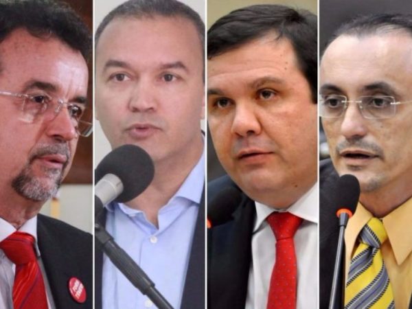 Deputados estaduais: Mineiro, Kelps, Galeno e Souza - José Aldenir e Divulgação