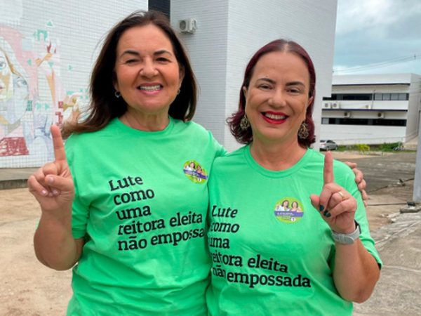Terezinha e Mônica ficam em primeiro lugar na consulta pública da UFPB — Foto: Chapa 1/Divulgação