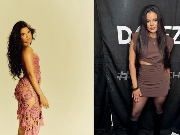 Gravação de DVDs de Lucy Alves e Danieze Santiago na orla de João Pessoa — Foto: Montagem/g1/Redes sociais