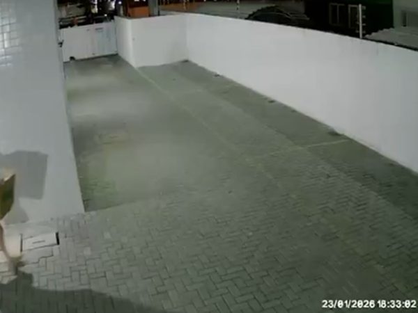 Vídeo mostra mulher carregando caixa que estaria com corpo de bebê achado em lata de lixo na PB — Foto: Reprodução