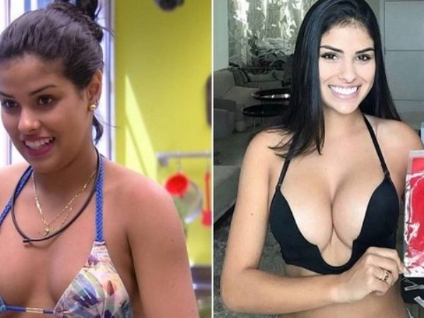 Gostou? Munik antes e depois do silicone Foto: TV Globo/Arquivo e Instagram
