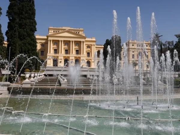 São Paulo SP 07/09/2023   - Museu foi reinaugurado no ano passado, no marco dos 200 anos da Independência do Brasil. Entre as instalações, estão o quadro de Pedro Américo que retrata o Grito do Ipiranga. Entre os mitos a serem desconstruídos, estão a ideia de que esse ato ocorreu de forma isolada e em um cênico dia, assim como ficou gravado no imaginário popular e como foi retratado na pintura. Foto Paulo Pinto/Agência Brasil