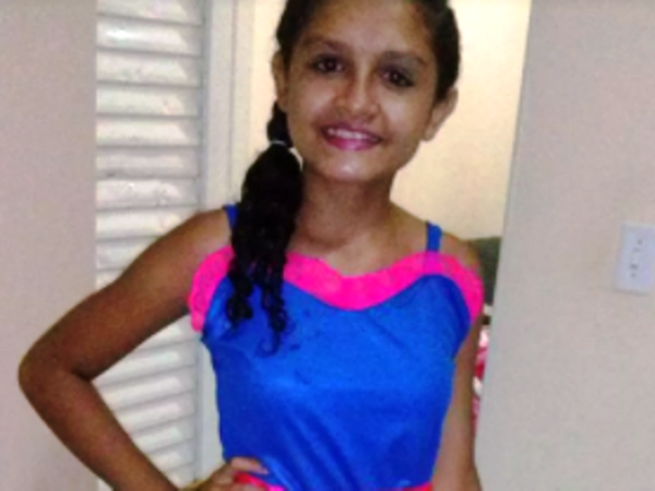 Nalanda Almeida Cardoso, de apenas 14 anos, foi encontrada morta por vizinhos na casa do seu namorado - Divulgação