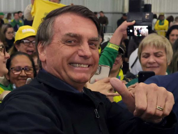 Bolsonaro, candidato à reeleição como presidente do Brasil. — Foto: Reprodução