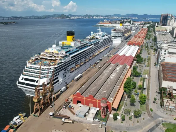 Rio de Janeiro (RJ), 29/11/2024 - Temporada de navios no Rio de Janeiro. Foto: Píer Mauá/Divulgação