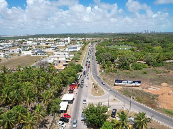 Rota do Sol, entre Natal e Parnamirim — Foto: Sandro Menezes/governo do RN