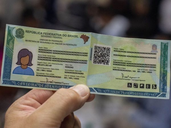 Nova Carteira de Identidade Nacional — Foto: Divulgação