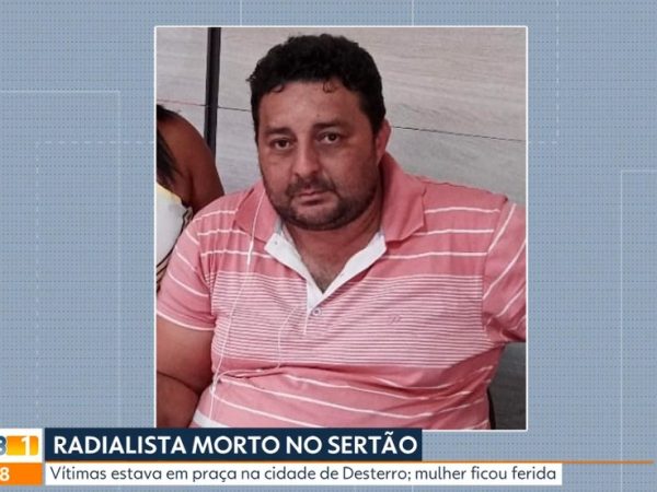 Nuclécio Laecio Medeiros, de 44 anos, radialista assassinado no Sertão da Paraíba — Foto: Reprodução/TV Paraíba