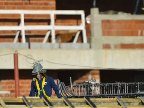 Construção de prédios residenciais e comerciais no Setor Noroeste em Brasília
