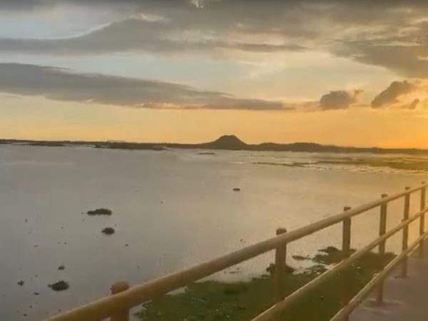 Barragem de Oiticica chegou à metade da capacidade total — Foto: Cedida