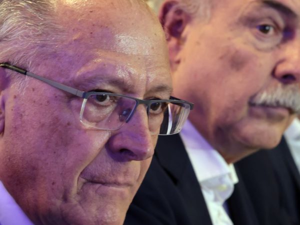 São Paulo (SP), 27/02/2026 - Vice-Presidente da República, Geraldo Alckmin, e o presidente do BNDES, Aloízio Mercadante, durante coletiva à imprensa para apresentar os novos investimentos na Nova Indústria Brasil. Foto: Paulo Pinto/Agencia Brasil