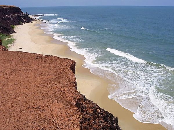 Falésias da praia da Pipa (Foto: Canindé Soares)