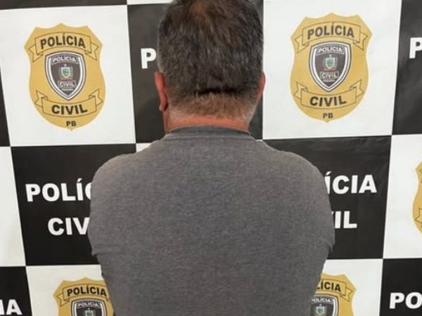 Homem preso em Solânea na tarde desta sexta-feira (17) — Foto: Divulgação/Polícia Civil