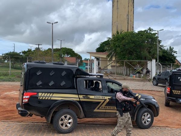 Penitenciária de Alcaçuz em Nísia Floresta, Grande Natal, RN, Rio Grande do Norte — Foto: Anna Alyne Cunha/Inter TV Cabugi