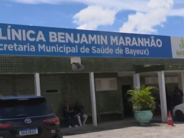 Policlínica onde ocorreu assassinato de adolescente é localizada no Centro de Bayeux. — Foto: Reprodução/TV Cabo Branco