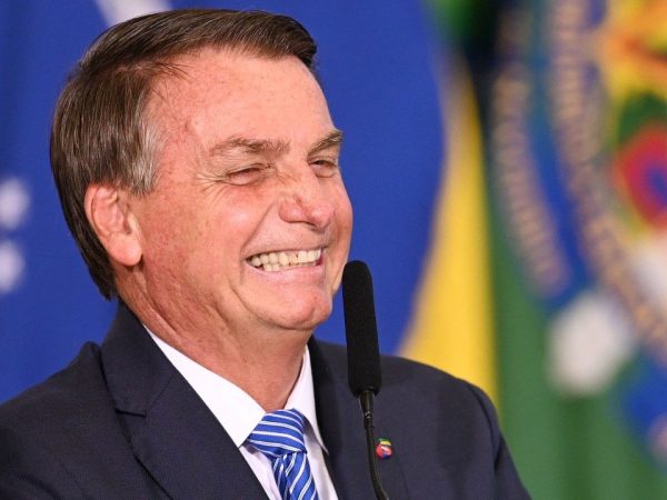 Os atos convocados para este domingo (12), era contra o presidente Jair Bolsonaro. — Foto: Evaristo As/AFP
