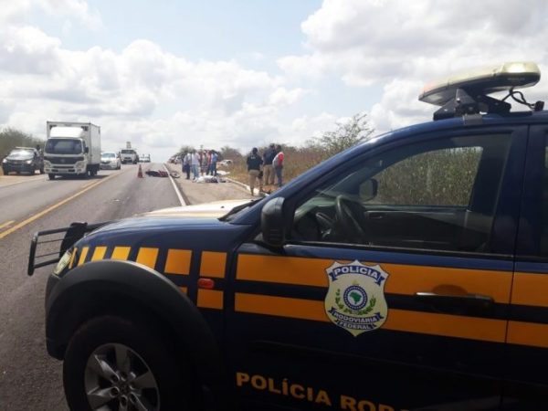 Acidente aconteceu na BR-304, próximo da cidade de Santa Maria — Foto: Marksuel Figueredo/Inter TV Cabugi