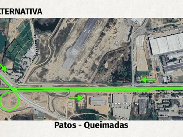 Trecho da BR-230, em Campina Grande, vai ser interditado para pavimentação a partir da quarta (11) — Foto: PRF/PB