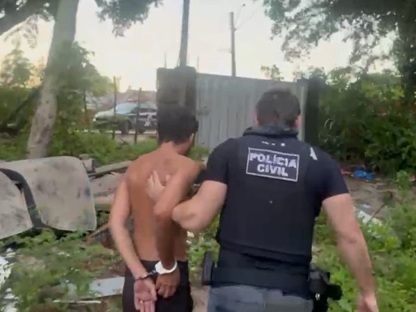 Homem é preso suspeito de tentar matar familiares em disputa por terrenos, em João Pessoa — Foto: Divulgação/Polícia Civil da Paraíba