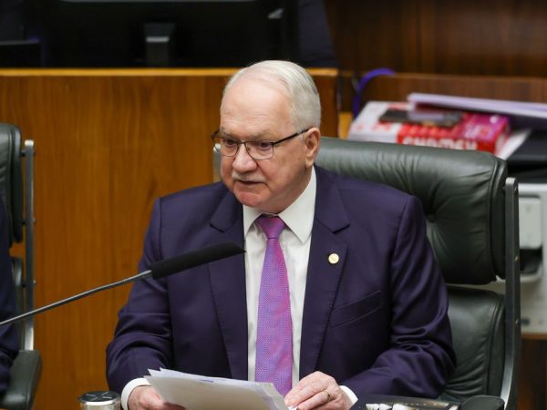 Brasília, DF 02/02/2026 - O presidente do STF,  Edson Fachin, participa da sessão de reabertura dos trabalhos do Congresso Nacional. Foto: Fabio Rodrigues-Pozzebom