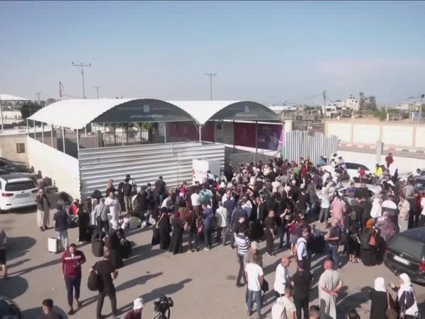 Palestinians hoping to leave Gaza gather at Rafah border with Egypt