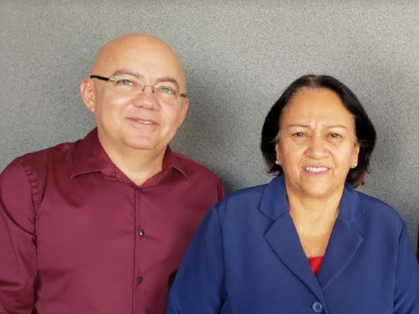 Raimundo e Fátima Bezerra durante o primeiro mandato — Foto: Divulgação