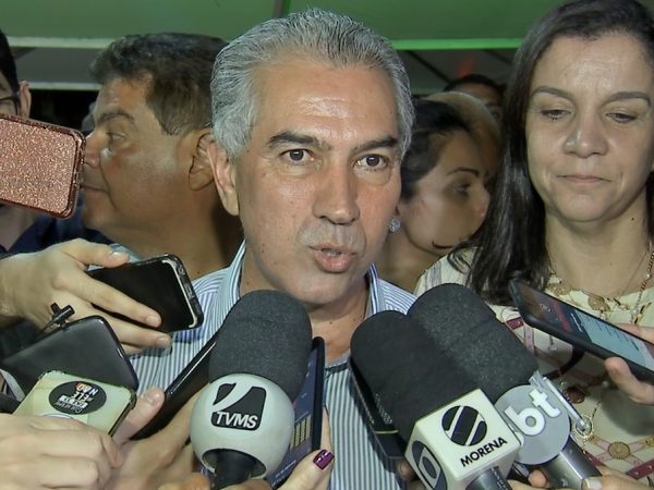 Reinaldo Azambuja (PSDB) é reeleito governador de Mato Grosso do Sul em segundo turno neste domingo (28) — Foto: TV Morena/Reprodução