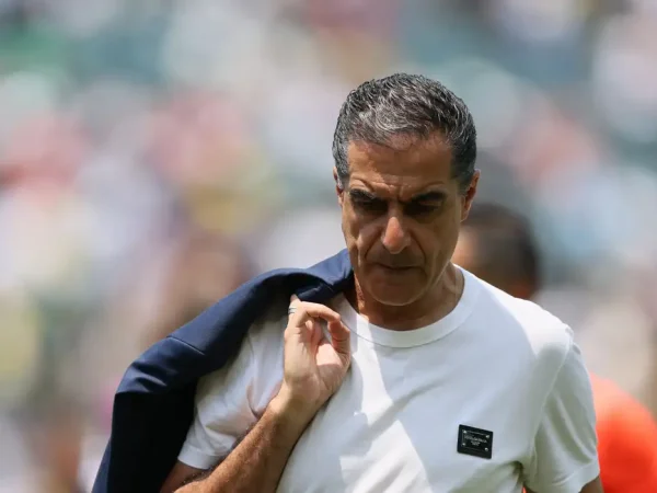 Técnico Renato Paiva em jogo do Botafogo contra o Palmeiras
 28/6/2025  IMAGN IMAGES via Reuters/Caean Couto