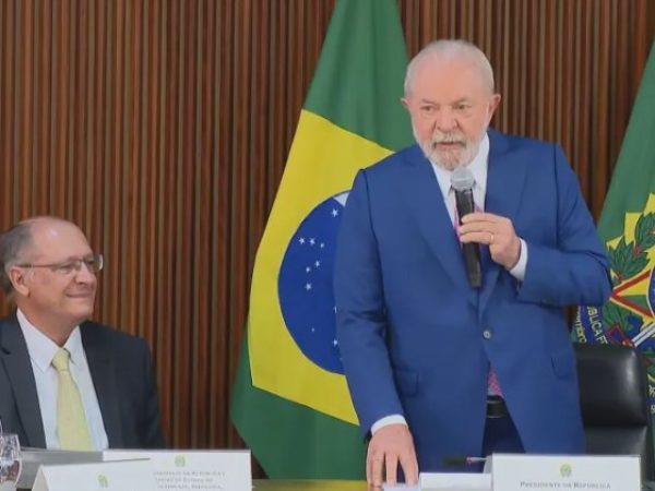 No início de sua fala, Lula disse que o seu governo não tem “um pensamento único” ou “uma filosofia única”. — Foto: Reprodução/CNN Brasil