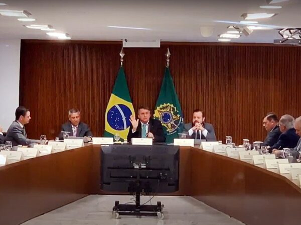 Brasília – Bolsonaro realizou, em julho de 2023, reunião ministerial onde defendeu golpe de Estado. Imagem: Divulgação