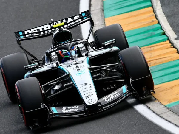 Formula One F1 - Australian Grand Prix - Albert Park Grand Prix Circuit, Melbourne, Australia - March 7, 2026 Mercedes' George Russell during qualifying REUTERS/Mark Peterson