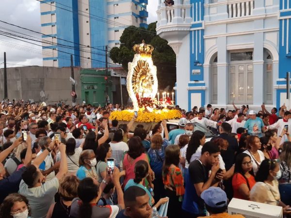 Procissão encerra festa Nossa Senhora da Apresentação, padroeira de Natal (Arquivo) — Foto: Sérgio Henrique Santos/Inter TV Cabugi