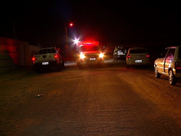 Vigia de rua foi assassinado a tiros em São Gonçalo do Amarante, na Grande Natal — Foto: Reprodução/Inter TV Cabugi