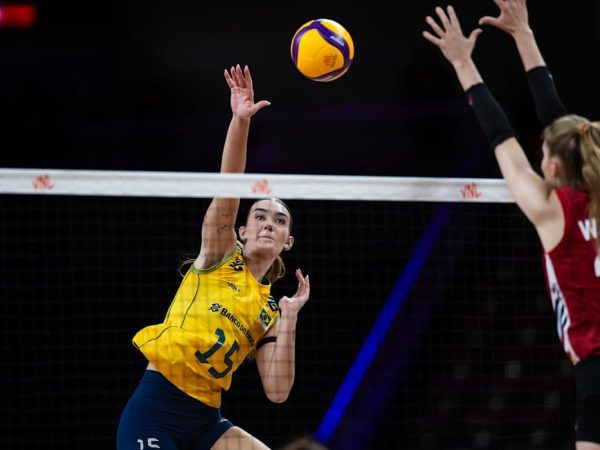 Brasília (DF), 21/06/2026 – liga das nações de volei alemanha x brasil.
Foto:  VNL/Divulgação