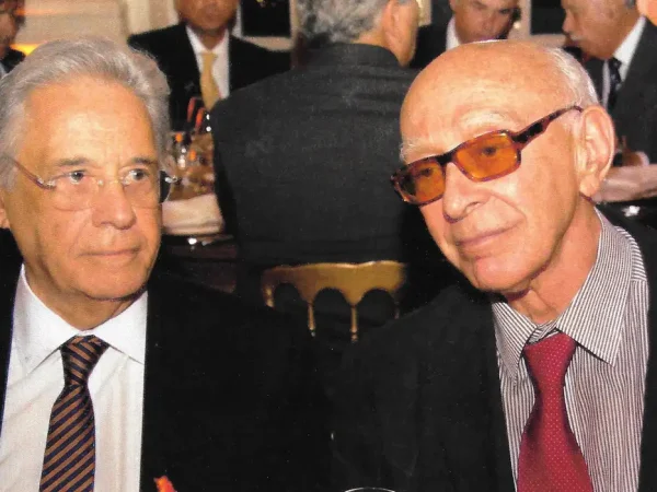 Brasília (DF), 15/05/2025 - Fernando Henrique Cardoso e José Israel Vargas. Foto: ABC/Divulgação