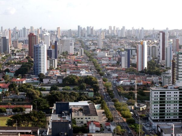 Natal vista aérea cidade prédios ruas casas RN Rio Grande do Norte vista de cima imagem aérea — Foto: Secom/Natal