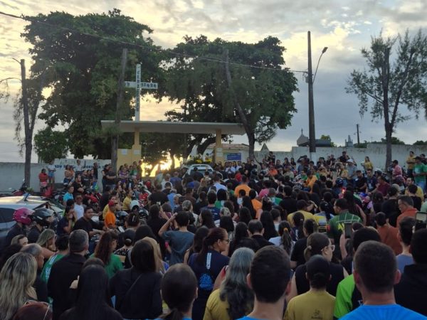 Sepultamento de Washington Gonçalves aconteceu no Cemitério Bom Jesus, em Guarabira — Foto: Arquivo Pessoal