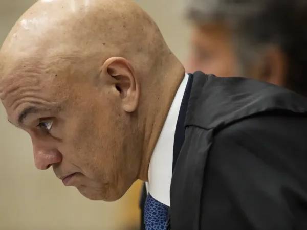 Brasília (DF), 19/12/2023 - O ministro do STF, Alexandre de Moraes, durante sessão de encerramento do Ano Judiciário. Foto: Marcelo Camargo/Agência Brasil