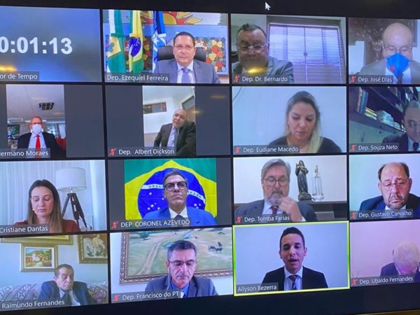 As matérias foram aprovadas à unanimidade pelos 21 parlamentares que participaram da votação — Foto: João Gilberto