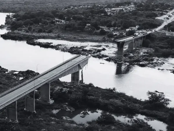 Estreiro MA 23/12/2024  Ponte Juscelino Kubitschek de Oliveira, que liga os municípios de Estreito, no Maranhão, e Aguiarnópolis, no Tocantins que desabou. Foto: Prefeitura de Estreito/Divulgação