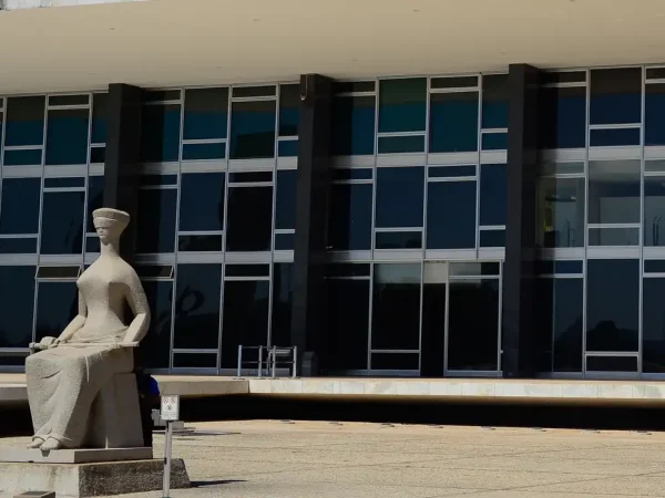 Fachada do edifício sede do Supremo Tribunal Federal - STF