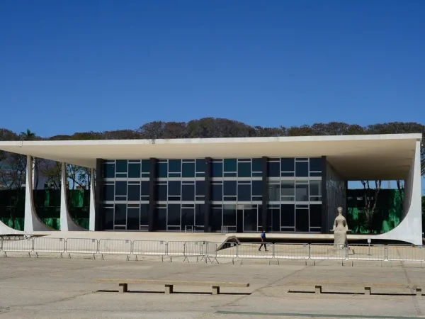 Fachada do edifício sede do Supremo Tribunal Federal - STF