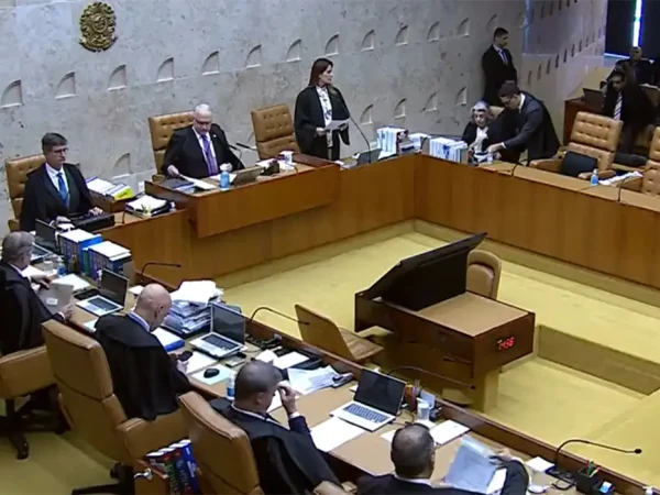 Brasília (DF), 09/04/2026 - Sessão do STF para analisar regras de eleição de governador e vice do Rio de Janeiro. Foto: TV Justiça/Youtube