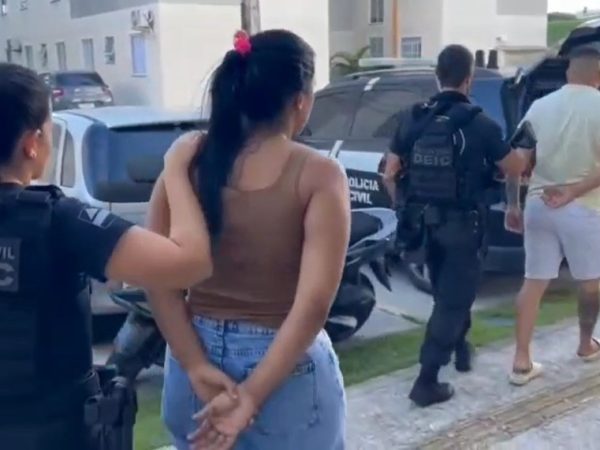 Suspeitos presos em Salvador, nesta terça-feira (19) — Foto: Reprodução/Polícia Civil