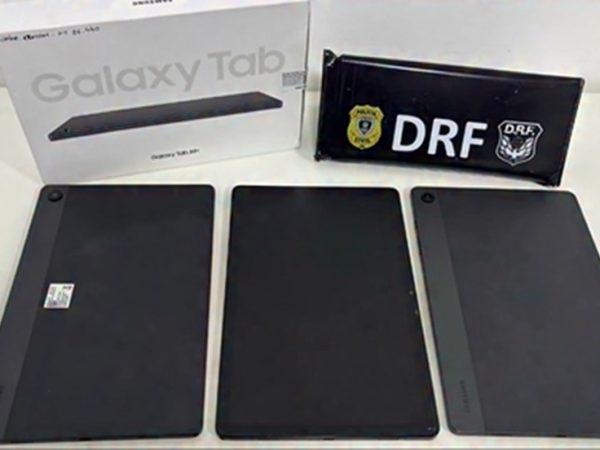 Tablets foram recuperados pela Polícia Civil — Foto: Divulgação/Polícia Civil