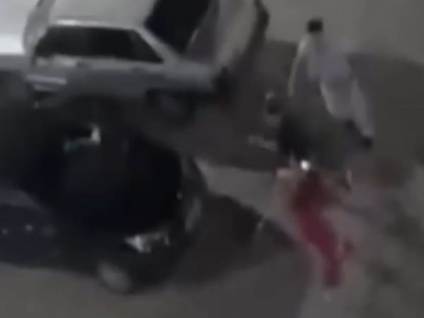 Mulher é agredida com tapa no rosto em condomínio de Natal — Foto: Reprodução