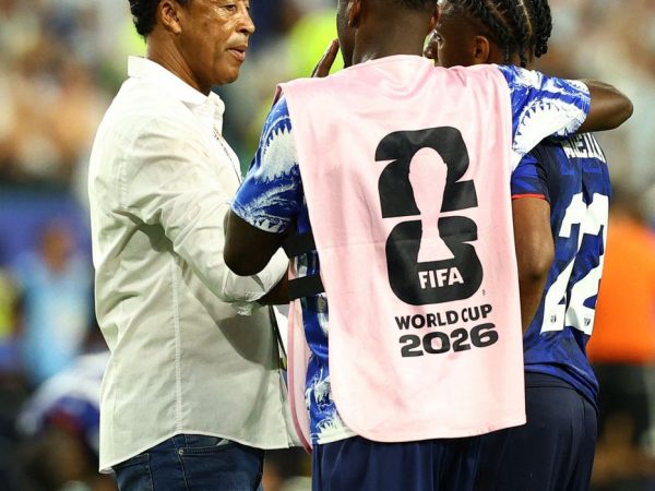 tecnico-cabo-verde O técnico de Cabo Verde, Pedro Brito, o Bubista
3 de julho de 2026 IMAGN IMAGES via Reuters/Nathan Ray Seebeck